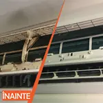 Aparat aer condiționat interior curățat profesional